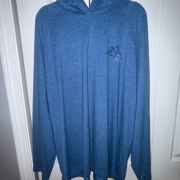 0.1 Algo Stitch Fix Men's Blue Hoodie Shirt - Picture 1 of 5